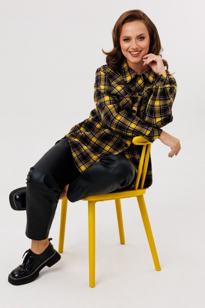Брюки, рубашка Mubliz 282 желтый-черный - фото 3