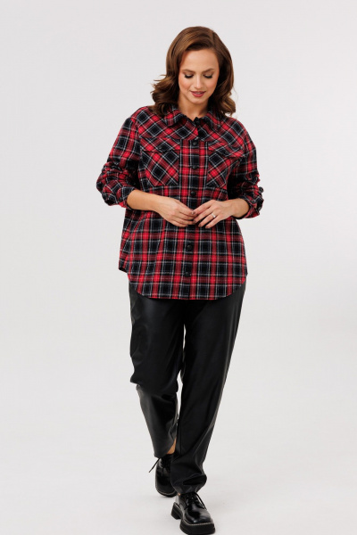 Брюки, рубашка Mubliz 282 красный-черный - фото 14