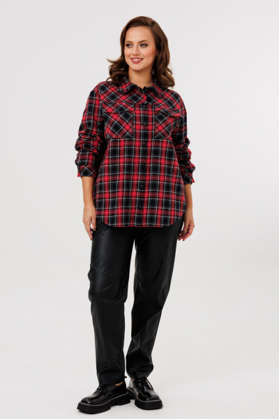 Брюки, рубашка Mubliz 282 красный-черный - фото 13