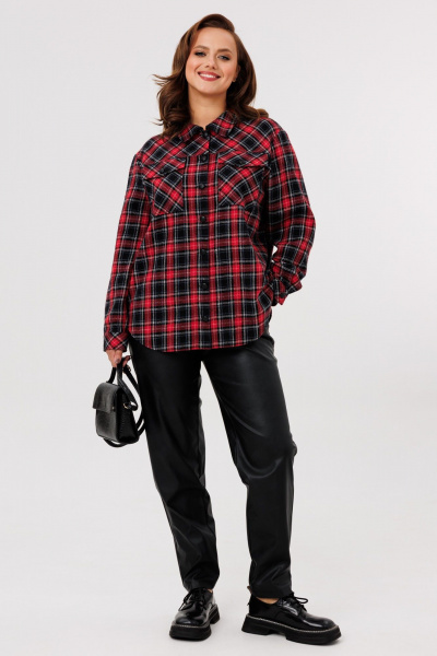 Брюки, рубашка Mubliz 282 красный-черный - фото 11