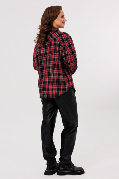 Брюки, рубашка Mubliz 282 красный-черный - фото 7