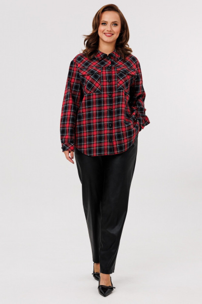 Брюки, рубашка Mubliz 282 красный-черный - фото 2