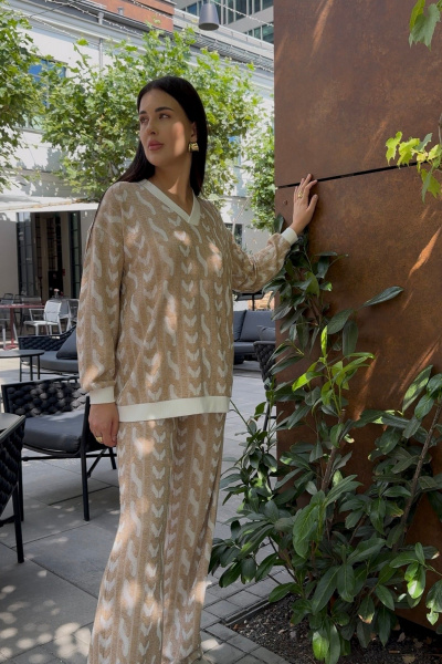 Брюки, джемпер Mubliz 279 бежевый - фото 14