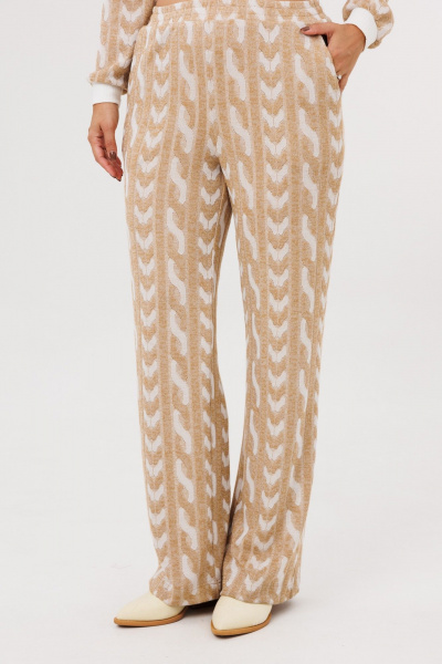 Брюки, джемпер Mubliz 279 бежевый - фото 4