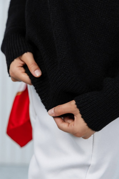 Джемпер Romgil РВ0327-АК5 черный - фото 6