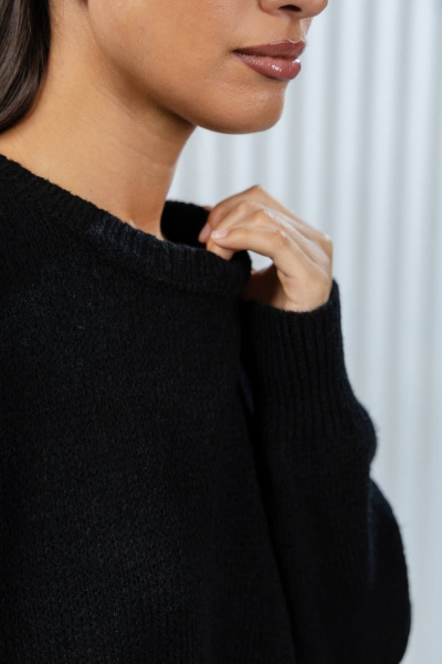 Джемпер Romgil РВ0327-АК5 черный - фото 4