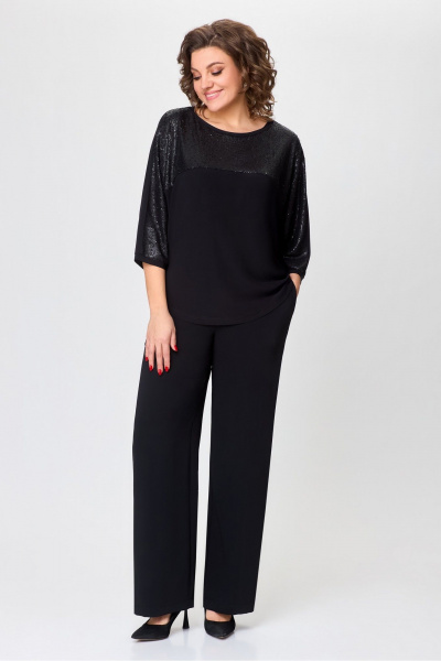 Блуза DaLi 5736 черная - фото 1