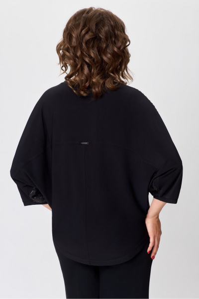 Блуза DaLi 5736 черная - фото 3