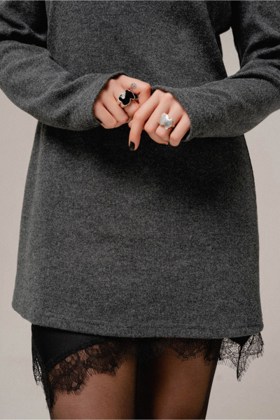 Юбка JRSy 2636 черный_черное_кружево - фото 3