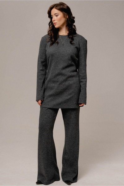 Джемпер JRSy 2637 т-серый - фото 1