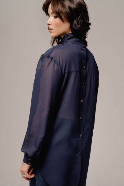 Блуза JRSy 2640 синий - фото 3