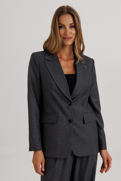 Брюки, жакет Ларс Стиль 1116/4 темно-серый - фото 6