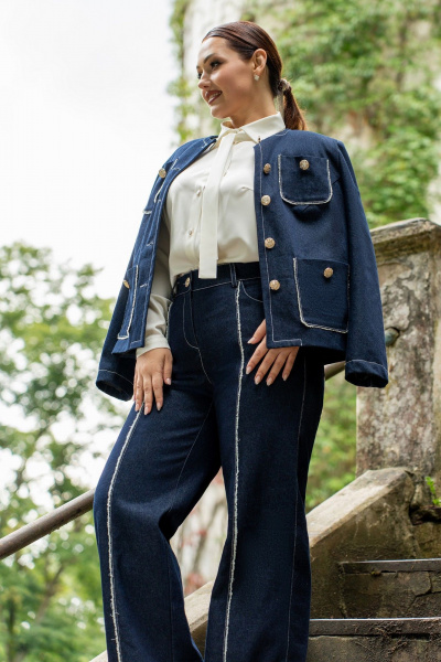 Блуза ADARIN А14 молочный - фото 10