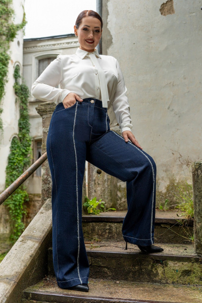 Блуза ADARIN А14 молочный - фото 8