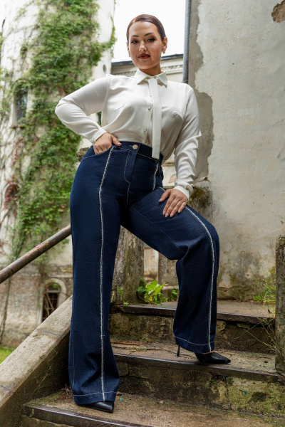 Блуза ADARIN А14 молочный - фото 6