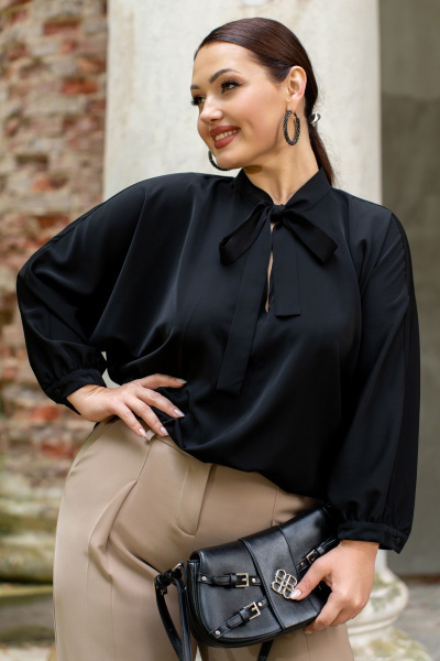 Блуза ADARIN А15 чёрный - фото 7