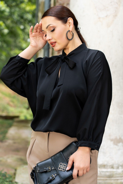 Блуза ADARIN А15 чёрный - фото 4