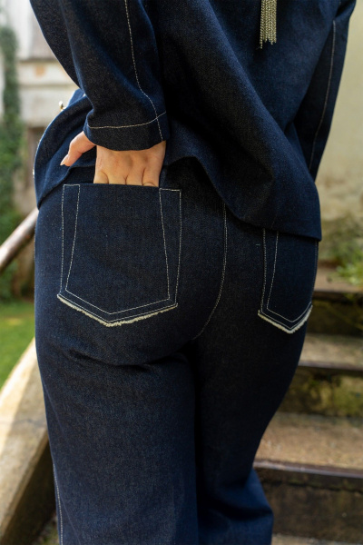 Брюки, жакет ADARIN А23 джинс - фото 9