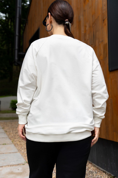 Брюки, джемпер ADARIN А29 молоко/ черный - фото 7