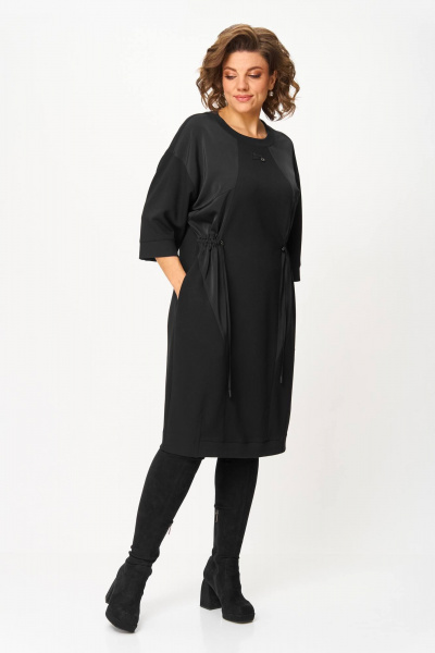 Платье Karina deLux M-1395 черный - фото 5