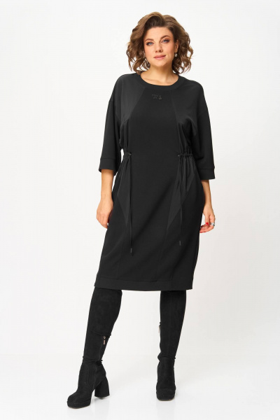 Платье Karina deLux M-1395 черный - фото 4