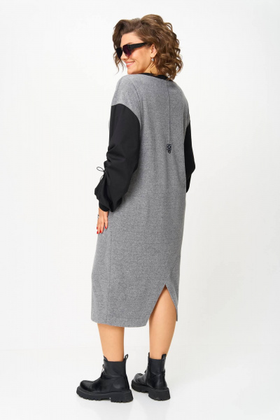 Платье Karina deLux M-1401 серый - фото 7