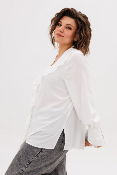 Блуза Anelli 1679 белая_романтика - фото 9