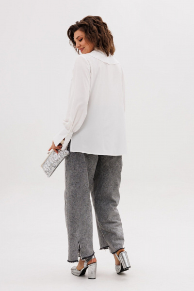 Блуза Anelli 1679 белая_романтика - фото 8