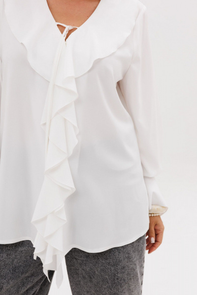 Блуза Anelli 1679 белая_романтика - фото 4