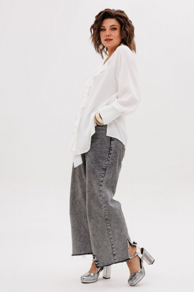 Блуза Anelli 1679 белая_романтика - фото 2
