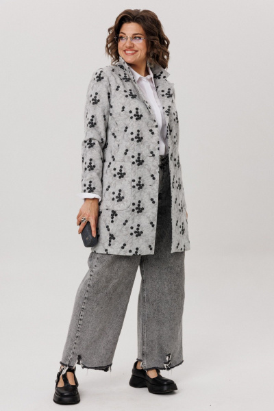 Жакет Anelli 1722 серый_шиповник - фото 9