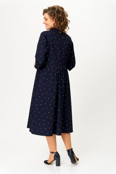 Платье БелЭльСтиль 811-2_33_22 темно-синий - фото 5