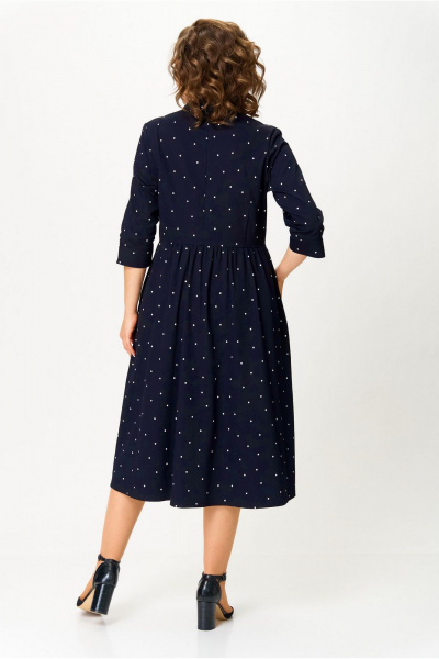 Платье БелЭльСтиль 811-2_33_22 темно-синий - фото 4