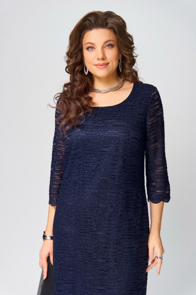 Платье Fita 1762 темно-синий - фото 7