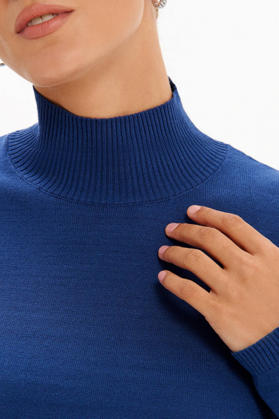 Свитер Nelva 23476 синий - фото 4
