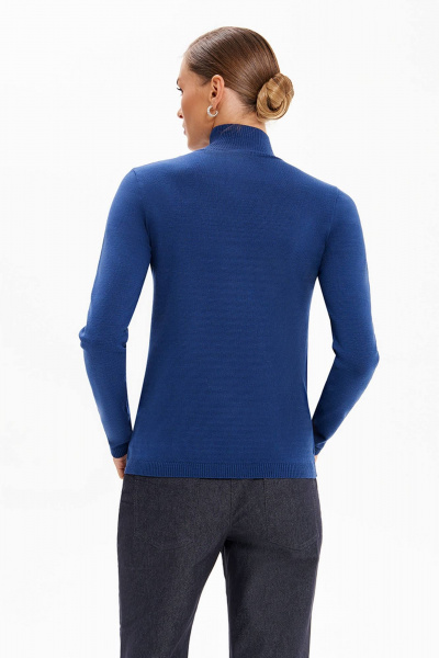 Свитер Nelva 23476 синий - фото 2