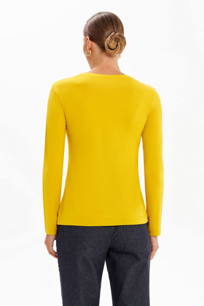 Лонгслив Nelva 23490 карри - фото 4