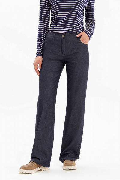 Брюки Nelva 31233 синий джинс - фото 1