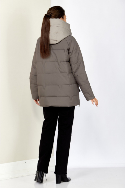 Куртка Shetti 2200 серо-лиловый - фото 8