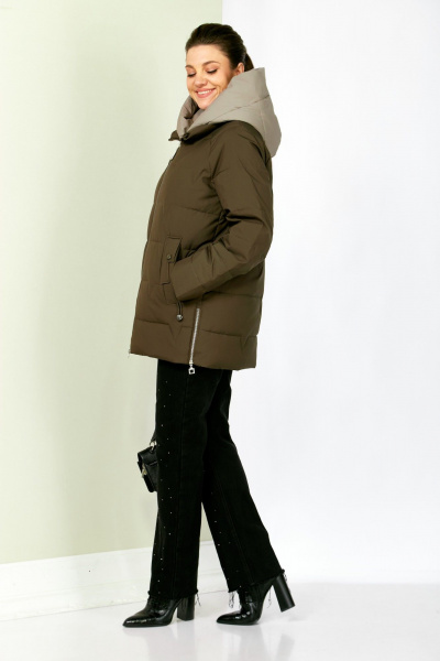 Куртка Shetti 2200 хаки - фото 8