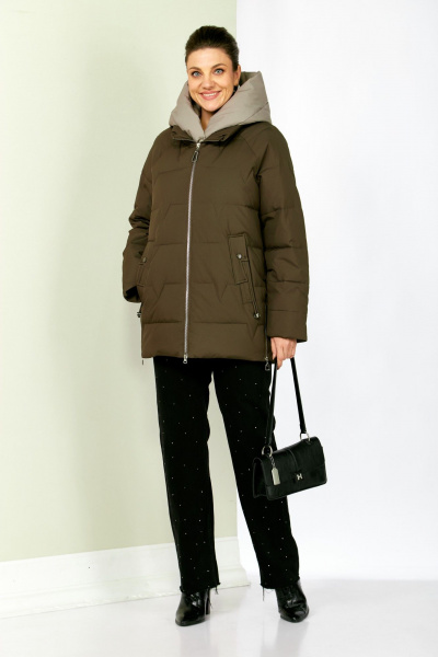 Куртка Shetti 2200 хаки - фото 1