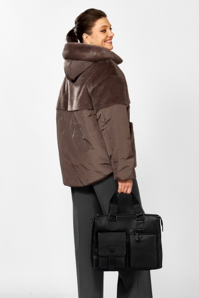 Куртка Lady Secret 7293 шоколад - фото 5