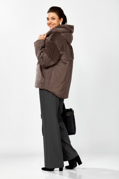 Куртка Lady Secret 7293 шоколад - фото 7