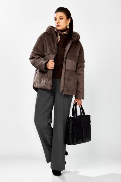 Куртка Lady Secret 7293 шоколад - фото 3