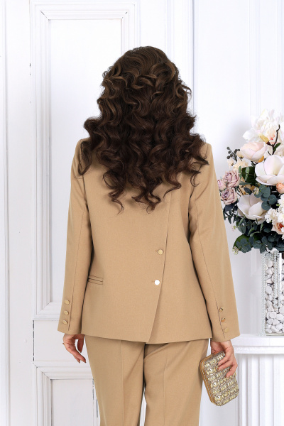 Брюки, жакет Ninele 7502 темно-бежевый - фото 2