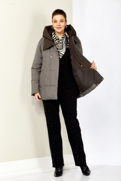 Куртка Shetti 2201 серый - фото 5