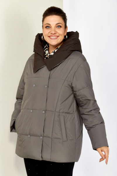 Куртка Shetti 2201 серый - фото 3