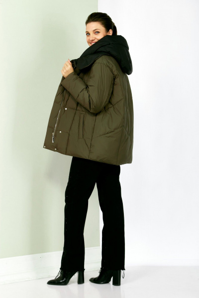 Куртка Shetti 2201 хаки - фото 8