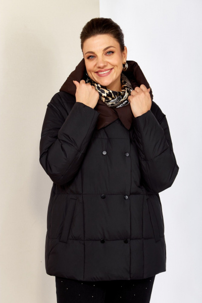 Куртка Shetti 2201 черный - фото 4