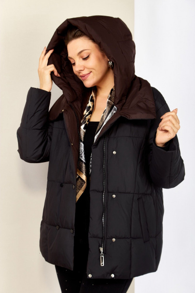 Куртка Shetti 2201 черный - фото 6